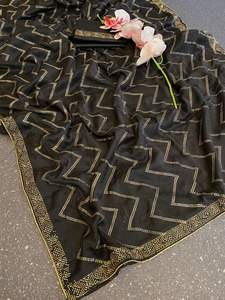 Beautiful Rich Pallu Jacquard Work Saree Último diseñador para adultos para ocasiones especiales - Product Image 3