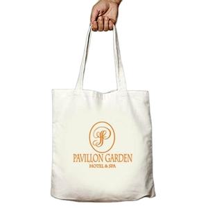 Sac fourre-tout vierge personnalisé de haute qualité OEM toile naturelle pour femmes avec fermeture à cordon et contraste de couleur vente en gros - Product Image 6