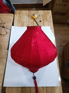 Hoi An lanternes imperméables en soie de bambou (45cm) -décoration de mariage. Lampe de maison-décoration de jardin-lanterne de fête-maison - Product Image 5