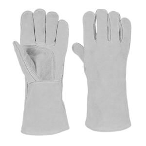 Meilleure performance Gants de soudage en cuir de vachette robuste résistants à l'abrasion pour barbecue Usage quotidien Protection de la paume du pouce - Product Image 6