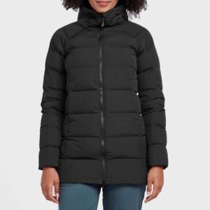 Veste d'hiver matelassée en peau de mouton brodée pour femmes de marque, coupe régulière, coupe-vent, manches longues en coton - Product Image 1