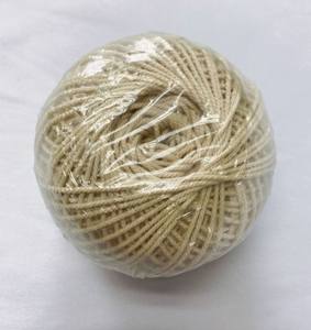 Ficelle de jute en rouleau couleurs naturelles ficelle de corde de coton de forme ovale à vendre - Product Image 3