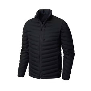 Vente en gros Veste matelassée d'hiver de haute qualité pour hommes avec logo personnalisé OEM Veste matelassée imperméable à bulles imprimée avec poche - Product Image 4