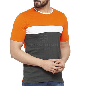 Utilisation confortable T-shirts pour hommes à la mode T-shirt de taille sur mesure pour hommes T-shirts à quantité minimale de commande bas - Product Image 3