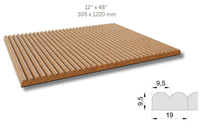 Paneles de Pared de Madera Maciza Económicos, Superficie 3D, Minimalistas, para Villas, Apartamentos, Hospitales, Hoteles, Salones - Diseño Gráfico Sencillo