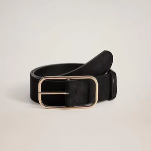 Cinturón de Cuero de Gamuza con Tacto de Terciopelo, Acabado Ultra Suave de Primera Calidad de Divine International - Product Image 1