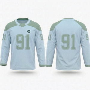 Camiseta de hockey sobre hielo de tela de primera calidad, diseño transpirable, ideal para sesiones de entrenamiento prolongadas y competiciones. - Product Image 3