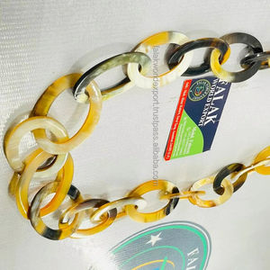 Collar y pendientes de cuerno de búfalo de diseño moderno para mujer, los mejores brazaletes de moda pulidos, artículo de gran oferta de FWE - Product Image 1