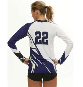 Conjuntos de uniformes de voleibol Unisex para mujer de la mejor calidad personalizables de alta calidad 100% algodón de secado rápido transpirable adulto - Product Image 2