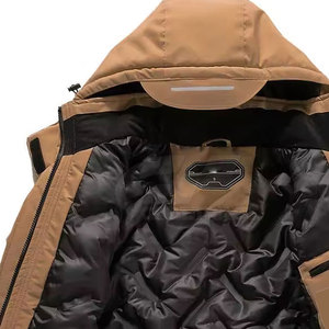Chaqueta de Esquí de Montaña Personalizada con Capucha y Cremallera, Transpirable, Resistente al Viento, de Secado Rápido, para Hombre - Product Image 2