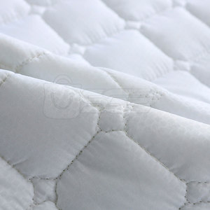 Protège-matelas matelassé en tricot doux et ajusté, non imperméable, respirant, écologique, toutes saisons, pour lit adulte à domicile - Product Image 4
