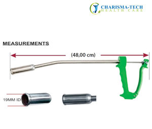 Pistolet à boulettes ou applicateur à boulettes, poignée recouverte de couleur en acier inoxydable, tous types d'instruments vétérinaires disponibles - Product Image 5