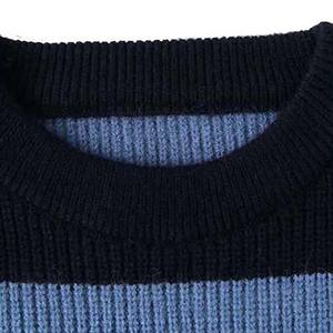 Fabricante de Prendas de Punto, Suéteres de Mohair para Hombre con Cuello Redondo, Diseño Personalizado de Otoño Invierno, Servicio OEM ODM, Transpirable y de Secado Rápido - Product Image 3
