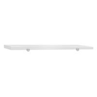 Planche à découper pour table de préparation - 1600x700mm - Épaisseur : 40mm - Conforme HACCP - HDPE (PE500) - Blanc
