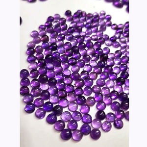 อเมทิสต์ธรรมชาติสีม่วงทรงรี 1120 ชิ้น ขนาดผสม 6x4 มม. 7x5 มม. 9x7 มม. 11x9 มม. 4 มม. 5 มม. 7 มม. 8 มม. แบบคาโบชอง 892 กะรัต ขายสำหรับทำเครื่องประดับ - Product Image 1