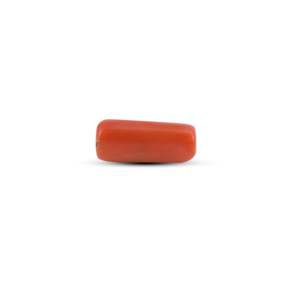 พลอยปะการังสีแดงคุณภาพสูง 5.85 กะรัต พลอยสังเคราะห์สีขาว ขนาด 8 มม. ความสูง 8 มม. ขัดเงาแล้ว - Product Image 2
