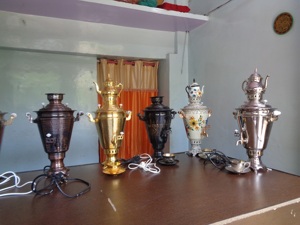 กาต้มน้ำไฟฟ้า Samovar พร้อมหม้อชาถ่าน Samovar - Product Image 4