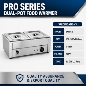 Commercial Electric Bain Marie Food <b>Warmer</b> 220V for Hotel Catering <b>Buffet</b> Soup Station Kitchen - Product Image 6