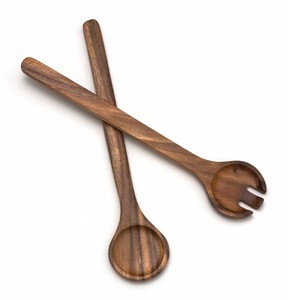 Cuillère de service en bois de la meilleure qualité accessoires de cuisine écologiques cuillère à mélanger de haute qualité - Product Image 4