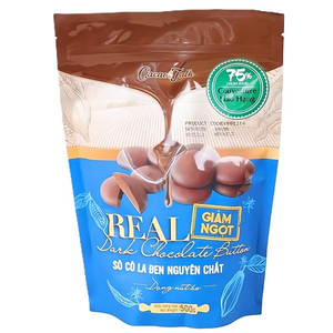 Proveedor Mayorista de Exportación, Envío Rápido, OEM/ODM, HALAL, Excelente Calidad, Botones de Chocolate Negro Real, 75% Cacao, para Uso en Panadería - Product Image 1