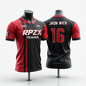 Hombres personalizado sublimado Softball baloncesto fútbol pesca jerseys transpirable alta calidad cuello redondo conjuntos de ropa deportiva - Product Image 3