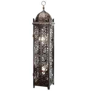 <b>Black</b> Wire Mesh <b>Lantern</b> 11.8-inch Tall <b>Black</b> Metal Mesh <b>Lantern</b> Antique Metal Candle <b>Lantern</b> for Indoor and Outdoor Garden 2023 - Product Image 4