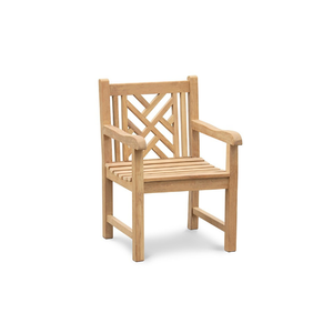 Sillón clásico moderno de madera de teca para patio, césped, jardín, playa, Parque y sala de estar, sillón con respaldo cruzado para muebles de exterior - Product Image 6