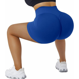 Shorts de compression de yoga personnalisés pour les femmes vente en gros à bas prix personnalisé gym sport fitness - Product Image 3