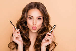 Máscara de pestañas, resistente al agua, natural, delgada, rizador largo, color no mareado, cabezal de cepillo fino, imprimación cosmética - Product Image 4