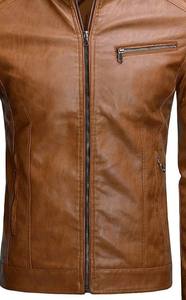 Chaqueta de Cuero Acolchada Personalizada de Alta Calidad con Forro Interior de Piel Sintética, Capas de Cuero Luxel con Botones y Cierre de Cremallera - Product Image 5