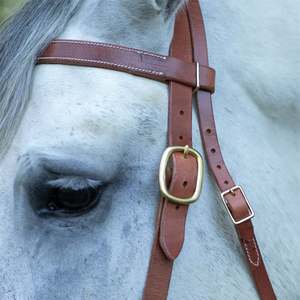 Headstall d'équitation en cuir de style occidental de qualité supérieure - Product Image 3