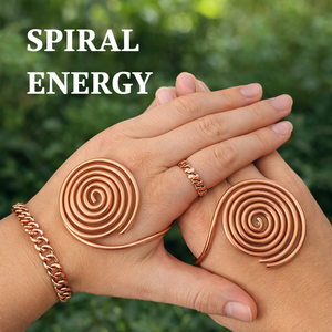 Spirale en cuivre pour la guérison énergétique, le Reiki, la guérison des chakras, accessoire de méditation, guérison spirituelle - Product Image 6