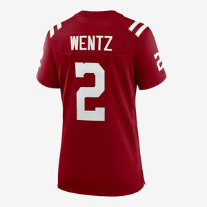 Fabricants de maillots de football américain à col en v Maillot de football américain respirant Vêtements de sport de couleur personnalisés classiques - Product Image 5