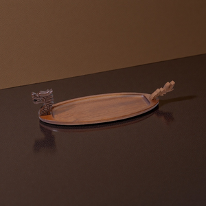 ถาดไม้ใส่ซูชิจานเสิร์ฟซูชิไม้เนื้อแข็งสไตล์ญี่ปุ่นร้านอาหารซูชิยืนแสดงอาหาร - Product Image 5