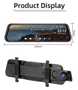 Camera gương chiếu hậu hai ống kính với góc rộng, ghi hình rõ nét ngày đêm, phát hiện va chạm cho ô tô - Product Image 2