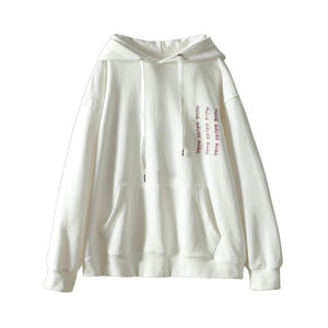 Haute qualité coton français éponge surdimensionné à capuche Street Wear épais polaire indéfini goutte épaule plaine blanc personnalisé hommes sweats à capuche - Product Image 1