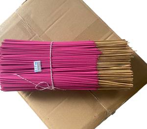 Cajas de polvos de Agarbatti de estilo chino perfumadas de rosa de Vietnam de fábrica de varitas de incienso crudo Rosa superventas para contacto religioso + 84 - Product Image 1