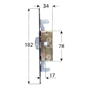 CREMONESE INFILARE RZ 1/2 TURN Q7 avant bronzé - Product Image 1
