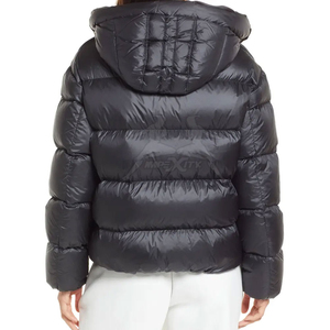 2025 gros personnalisé hommes col montant hiver imperméable respirant 50% plume rempli bulle matelassé doudoune extérieur - Product Image 3