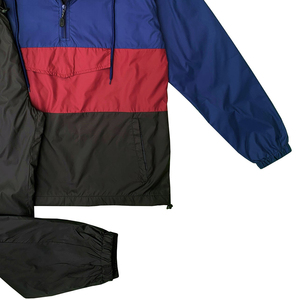 Survêtements coupe-vent Veste zippée avec pantalon durable Ensembles coupe-vent d'extérieur Vente en gros - Product Image 5