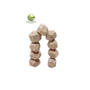 Piedras de Equilibrio de Madera Montessori Tumi Ishi, Juguete Apilable de Madera de Teca Natural para Niños, Juego Educativo de Aprendizaje - Product Image 2