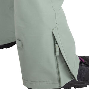 Bavoirs de ski pour femmes OEM pantalon de neige isolé sur mesure avec tissu imperméable et impression de logo pour le ski et le snowboard - Product Image 5