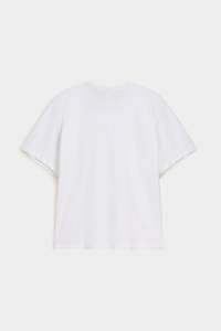 เสื้อยืดผู้ชายโอเวอร์ไซส์สีพื้นผ้าฝ้ายแขนสั้นลำลองแฟชั่นสีพื้น - Product Image 2