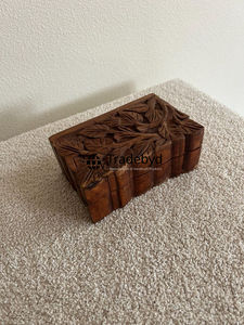 Panel de puerta de madera maciza tallada tradicional Tradebyd, decoración artística para el hogar para hogares históricos y de lujo - Product Image 4