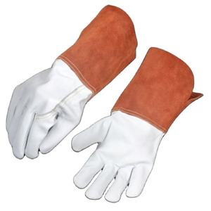 Gants de soudage à l'argon imperméables Gants de soudage TIG Mig XL en cuir Conception de sécurité imperméable Dernier style Offres Spéciales - Product Image 3