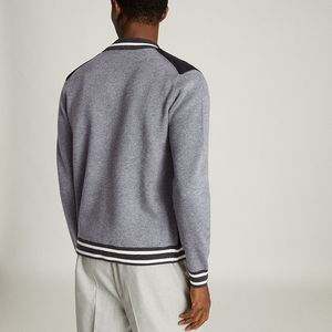 Veste bomber varsity pour homme, vêtements streetwear, broderie chenille de haute qualité, logo personnalisé, patchwork, hiver - Product Image 3