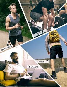 Short de sport actif pour hommes avec doublure respirante 2-en-1, logo personnalisé, poches à motif solide-Short de musculation Fitness vente en gros - Product Image 5