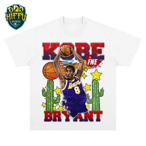 Camisetas gráficas personalizadas DTG 100% algodón de manga corta para hombre, camisetas holgadas al por mayor con cuello redondo - Product Image 1