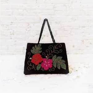 Bolso de Magnolia con cuentas, monedero con cuentas florales, bolso de flores blancas, bolso de hombro de primavera, monederos con cuentas de verano, hecho a mano floral - Product Image 5