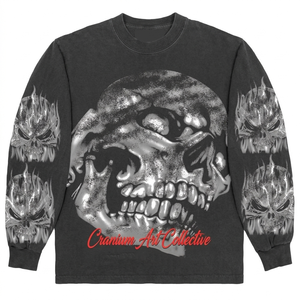 Premium cotton streetwear graphic print oversized fit urban fashion style 100% cotton T-shirt for men loose fit printed - Product Image 6